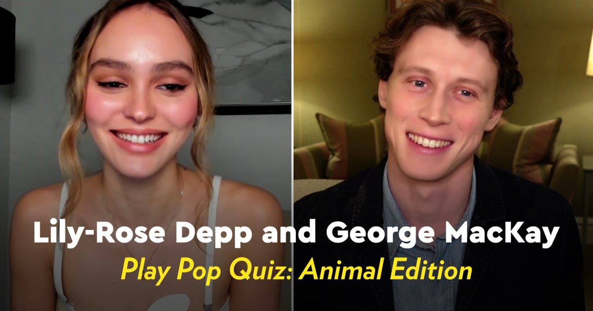 Lily-Rose Depp and George MacKay From Wolf React to Animal Facts