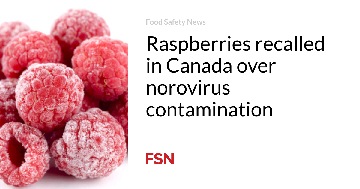 Raspberries recalled in Canada over norovirus contamination