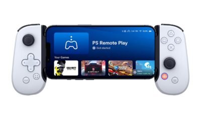 Plot shut the PlayStation Backbone Cell Phone Controller Now on Amazon