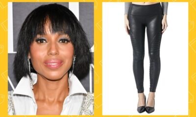 Kerry Washington’s $4,000 Leather Pants Comprise the Identical Edgy Detail as These Leggings That Initiate at $20