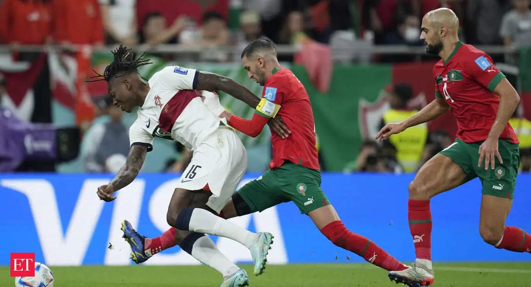 Morocco stun Portugal 1-0 in quarter-finals