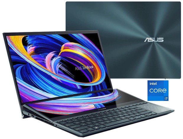 Asus ZenBook Knowledgeable Duo 15 OLED UX582 with Intel Core i7-12700H and GeForce RTX 3060 now 20% off on Amazon