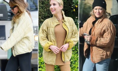 Why celebrities love Olivia Wilde address the Free Folk Dolman Quilted Jacket