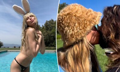 Heidi Klum goes topless, wears bunny ears to comprise fun Easter