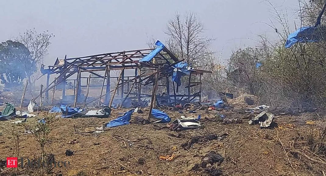 Airstrikes on Myanmar village to have killed 100